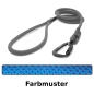 Preview: klassische Hundeleine TWIST - L - 145cm - blau swirl